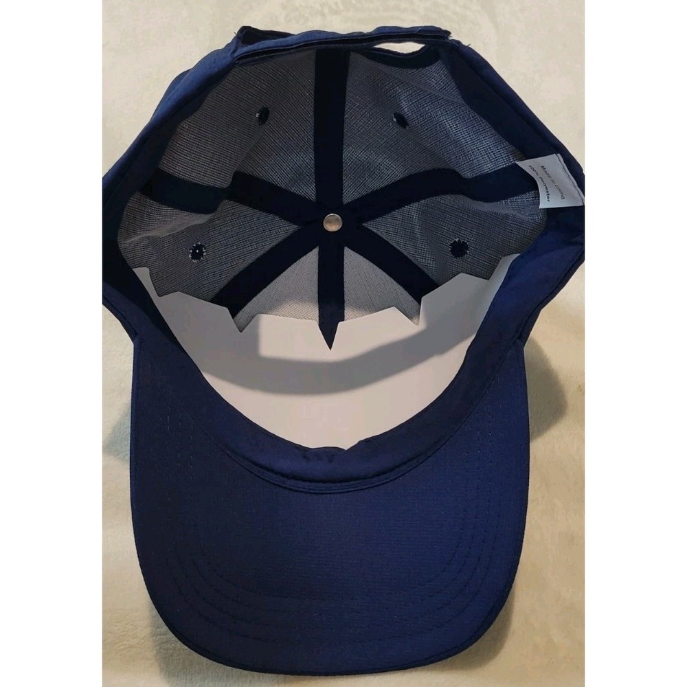 NEW ORANGETHEORY FITNESS ALL OUT MAYHEM NAVY BLUE OSFA HAT - Picture 4 of 5